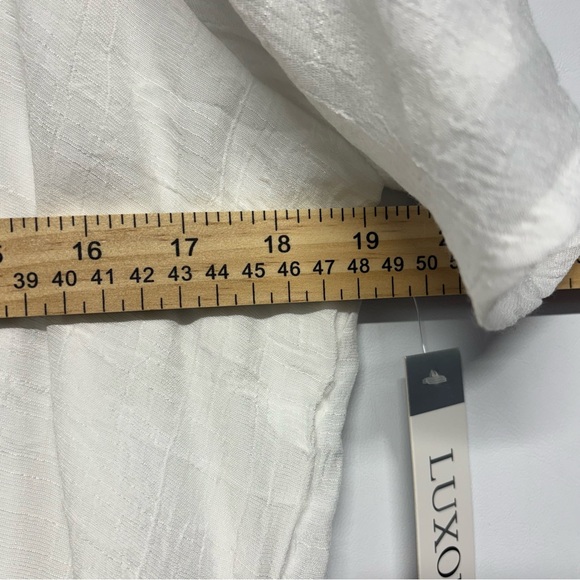 ✨Luxology White Midi Dress Size L - Picture 10 of 11
